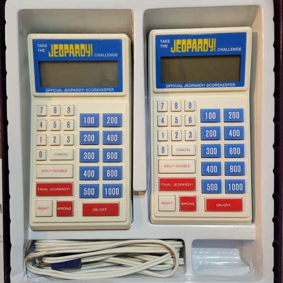 Vintage Interactive Television Electronic Game Jeopardy! Challenge - Tournament - Picture 6 of 8